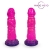 Розовый рельефный фантазийный фаллоимитатор - 20 см. - Bior toys - купить с доставкой в Челябинске