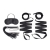 Эротический набор 4PC Bondage Bed Strap   Flogger Kit - Lux Fetish - купить с доставкой в Челябинске