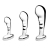 Набор из 3 стальных стимуляторов простаты Stainless Steel P-spot Training Set - b-Vibe - в Челябинске купить с доставкой