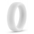 Белое люминесцентное эрекционное кольцо Silicone Glo Cock Ring - Blush Novelties - в Челябинске купить с доставкой