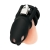 Черная клетка для пениса Silicone Small 2 in Cock Cage With Ball Divider - BlueLine - купить с доставкой в Челябинске