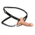 Телесный полый страпон 2  Erection 28X Smooth Vibrating Silicone Penis Sheath - 16 см. - XR Brands - купить с доставкой в Челябинске