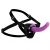 Лиловый поясной страпон Navigator Silicone G-Spot Dildo with Harness - 17,8 см. - XR Brands - купить с доставкой в Челябинске