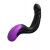 Черно-фиолетовый вибромассажёр простаты Hyper-Pulse P-Spot Massager - Pipedream - в Челябинске купить с доставкой