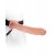 Фаллопротез телесного цвета Hollow Strap-On - 29 см. - Pipedream - купить с доставкой в Челябинске