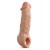 Телесная насадка-удлинитель Intrepid 9.25 Inch Realistic Penis Extender Sleeve - 23,5 см. - Blush Novelties - в Челябинске купить с доставкой