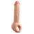 Телесная насадка-удлинитель Thrive 8.75 Inch Realistic Penis Extender Sleeve - 22,2 см. - Blush Novelties - в Челябинске купить с доставкой