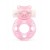Розовое эрекционное виброкольцо в форме мишки - 1137 - в Челябинске купить с доставкой