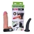 Страпон с 2 насадками и вибрацией UniStrap - 19 и 12 см. - LOVETOY (А-Полимер) - купить с доставкой в Челябинске