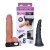 Страпон с 2 насадками и вибрацией UniStrap - 20 и 18 см. - LOVETOY (А-Полимер) - купить с доставкой в Челябинске