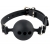Силиконовый кляп-шар с отверстиями для дыхания Silicone Breathable Ball Gag Small - Pipedream - купить с доставкой в Челябинске