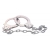 Наручники из металла с длинной цепочкой CHROME HANDCUFFS METAL HANDCUFFS W. KEY - NMC - купить с доставкой в Челябинске