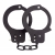 Чёрные наручники из листового металла BONDX METAL CUFFS BLACK - Dream Toys - купить с доставкой в Челябинске