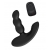 Черный силиконовый стимулятор простаты Levett Nitoc с пультом ДУ - Levett - в Челябинске купить с доставкой