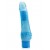 Голубой водонепроницаемый вибратор JELLY JOY ROUGH RIDGES MULTISPEED VIBE - 18 см. - Dream Toys