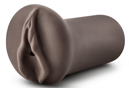 Коричневый мастубратор-вагина Nicole s Kitty - Blush Novelties - в Челябинске купить с доставкой