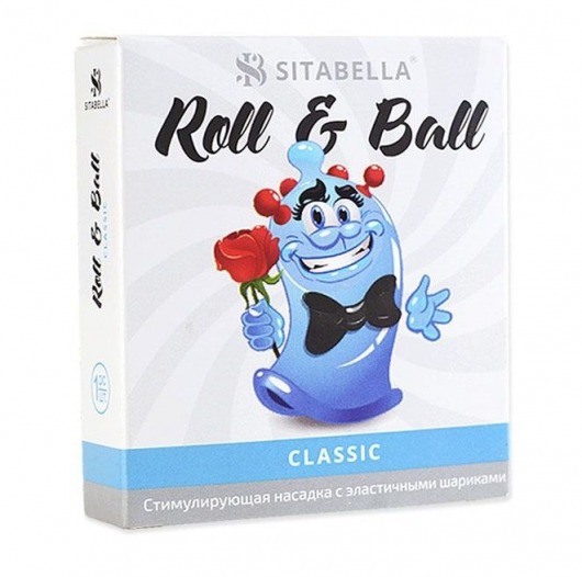 стимулирующий презерватив-насадка Roll   Ball Classic - Sitabella - купить с доставкой в Челябинске