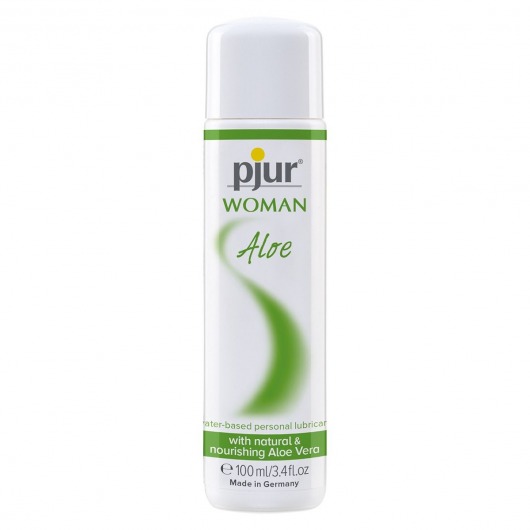 Лубрикант на водной основе pjur WOMAN Aloe - 100 мл. - Pjur - купить с доставкой в Челябинске