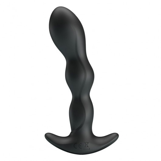 Черный анальный стимулятор простаты с вибрацией Special Anal Massager - 14,5 см. - Baile - в Челябинске купить с доставкой