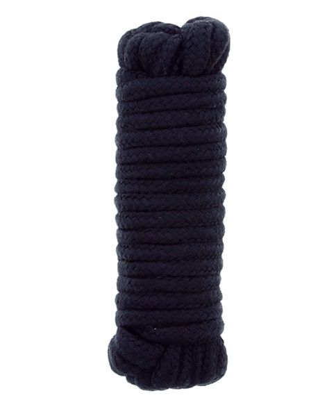 Чёрная веревка для связывания BONDX LOVE ROPE - 5 м. - Dream Toys - купить с доставкой в Челябинске