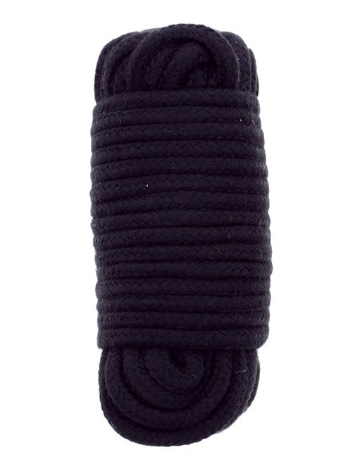 Черная веревка для связывания BONDX LOVE ROPE - 10 м. - Dream Toys - купить с доставкой в Челябинске
