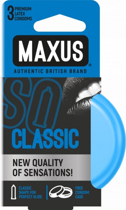 Классические презервативы в железном кейсе MAXUS Classic - 3 шт. - Maxus - купить с доставкой в Челябинске