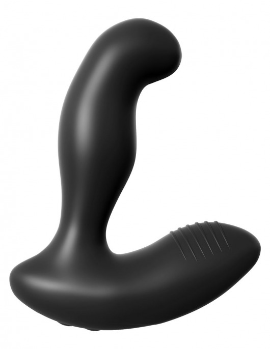 Черный массажер простаты Electro Stim Prostate Vibe с электростимуляцией - 13,3 см. - Pipedream - купить с доставкой в Челябинске
