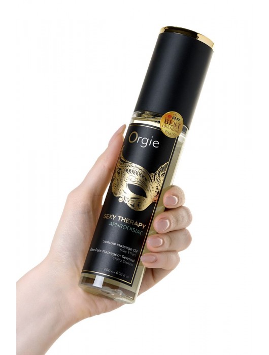 Минеральное массажное масло Orgie Sexy Therapy Afrodisiac - 200 мл. - ORGIE - купить с доставкой в Челябинске