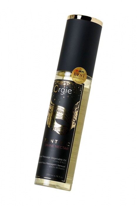 Растительное массажное масло Orgie Tantric Divine Nectar - 200 мл. - ORGIE - купить с доставкой в Челябинске