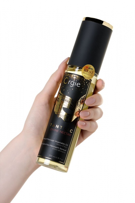 Растительное массажное масло Orgie Tantric Divine Nectar - 200 мл. - ORGIE - купить с доставкой в Челябинске