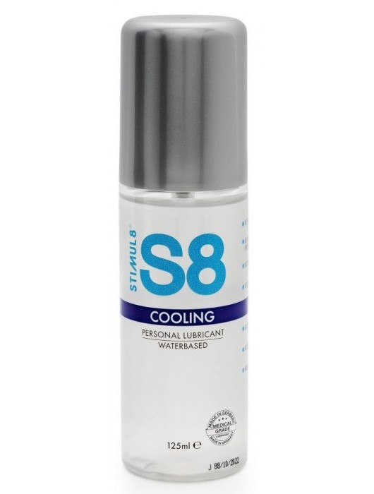 Охлаждающий лубрикант на водной основе S8 Cooling Lube - 125 мл. - Stimul8 - купить с доставкой в Челябинске