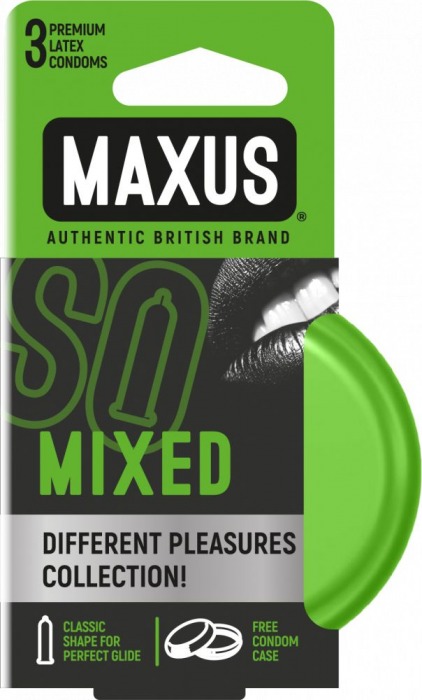 Презервативы в железном кейсе MAXUS Mixed - 3 шт. - Maxus - купить с доставкой в Челябинске