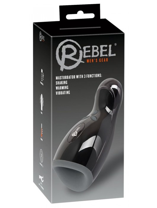 Черный мастурбатор Rebel Masturbator с нагревом - Orion - в Челябинске купить с доставкой