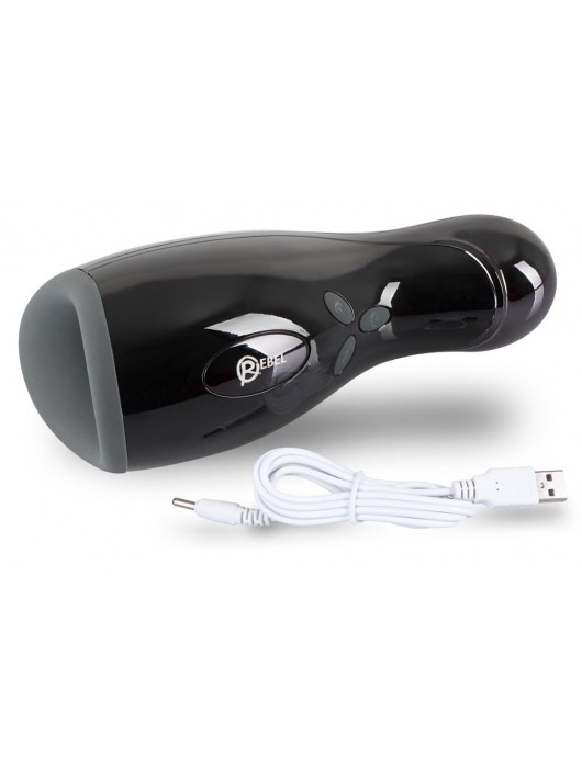 Черный мастурбатор Rebel Masturbator с нагревом - Orion - в Челябинске купить с доставкой