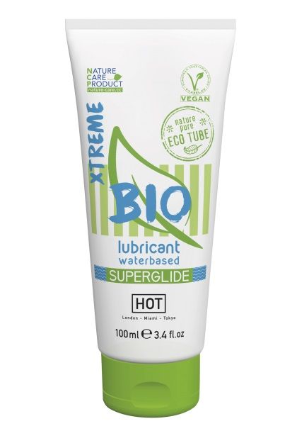 Интимный увлажняющий гель BIO SuperGlide Xtreme - 100 мл. - HOT - купить с доставкой в Челябинске