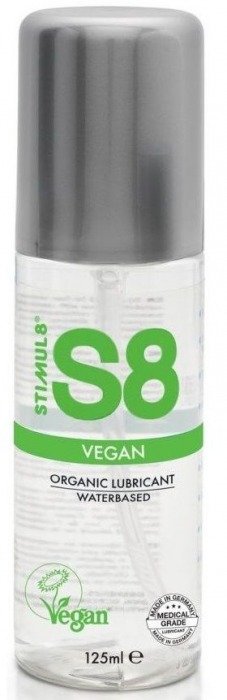 Веганский лубрикант на водной основе S8 Vegan Lube - 125 мл. - Stimul8 - купить с доставкой в Челябинске