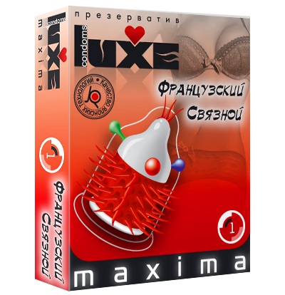 Презерватив LUXE Maxima  Французский связной  - 1 шт. - Luxe - купить с доставкой в Челябинске