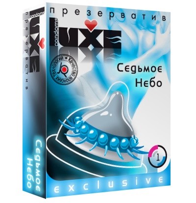 Презерватив LUXE  Exclusive  Седьмое небо  - 1 шт. - Luxe - купить с доставкой в Челябинске