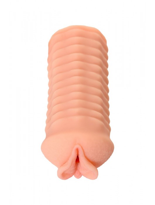 Мастурбатор-вагина ELEGANCE с ребрами на поверхности - KOKOS - в Челябинске купить с доставкой