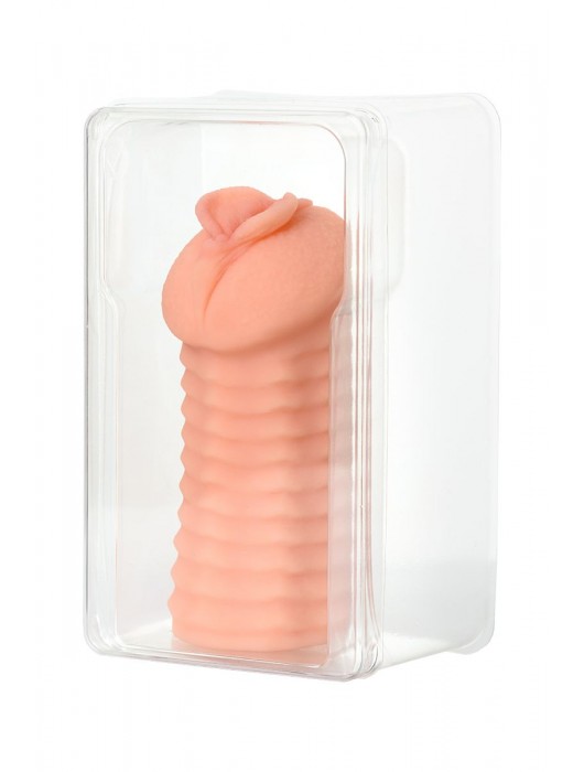 Мастурбатор-вагина ELEGANCE с ребрами на поверхности - KOKOS - в Челябинске купить с доставкой