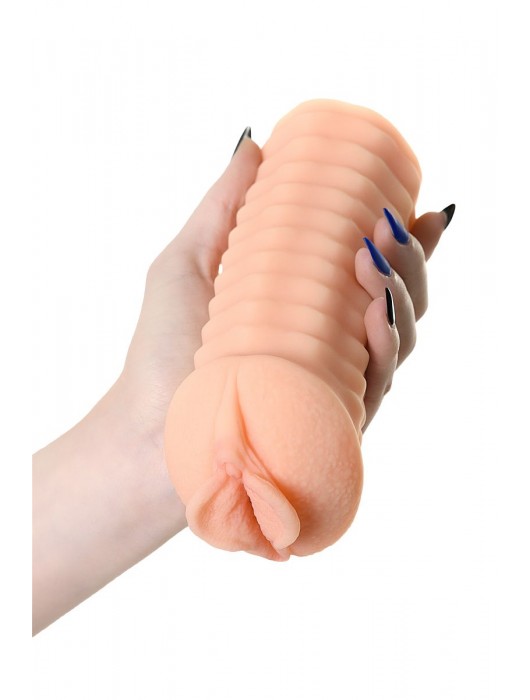 Мастурбатор-вагина ELEGANCE с ребрами на поверхности - KOKOS - в Челябинске купить с доставкой