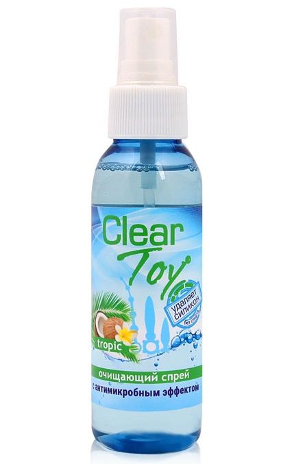 Очищающий спрей для игрушек CLEAR TOY Tropic - 100 мл. - Биоритм - купить с доставкой в Челябинске