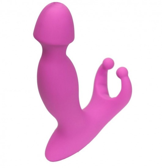 Розовый стимулятор простаты с усиками - 15 см. - 4sexdreaM - в Челябинске купить с доставкой