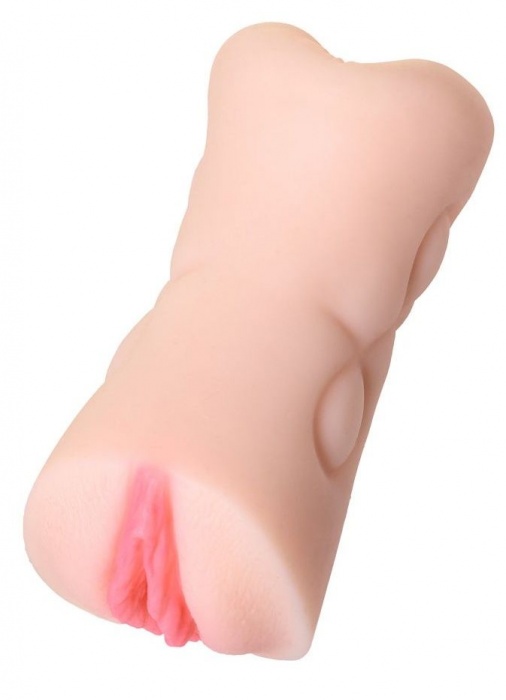 Телесный двусторонний мастурбатор Rich Fruit - вагина и анус - ToyFa - в Челябинске купить с доставкой