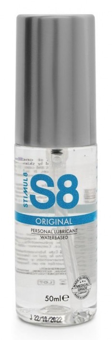 Универсальный лубрикант на водной осноdе S8 Original Lube - 50 мл. - Stimul8 - купить с доставкой в Челябинске