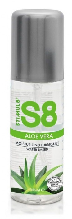 Лубрикант на водной основе S8 Aloe Vera Lube - 125 мл. - Stimul8 - купить с доставкой в Челябинске