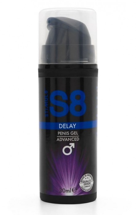 Пролонгирующий гель для мужчин S8 Delay Gel - 30 мл. - Stimul8 - купить с доставкой в Челябинске
