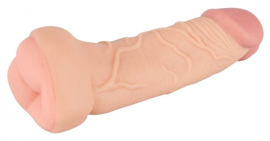 Телесная насадка-мастурбатор 2-in-1 Extension Masturbator - 21 см. - Orion - в Челябинске купить с доставкой