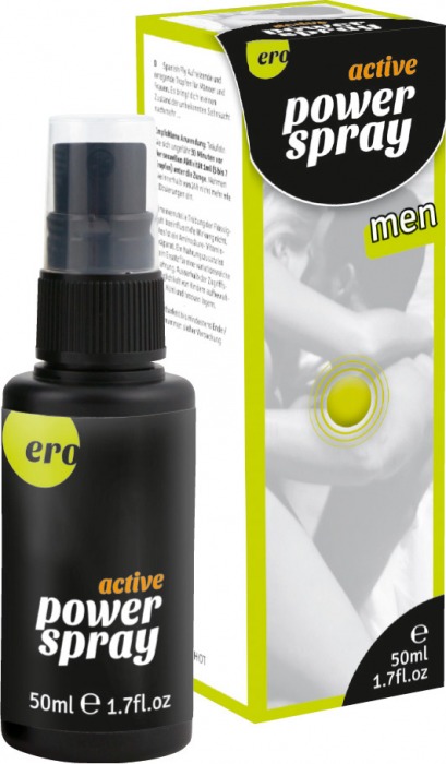 Стимулирующий спрей для мужчин Active Power Spray - 50 мл. - Ero - купить с доставкой в Челябинске