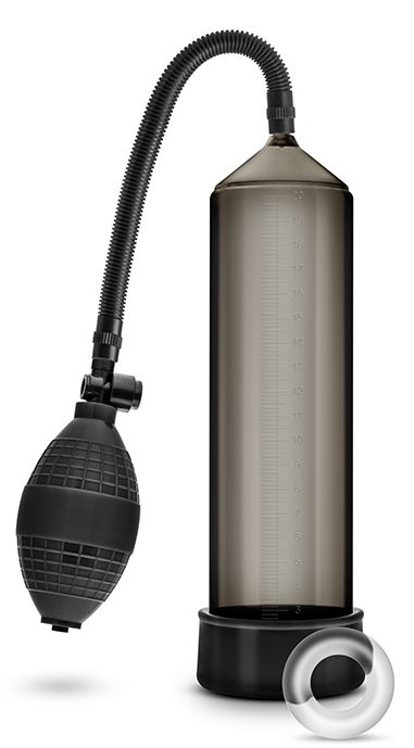 Черная вакуумная помпа VX101 Male Enhancement Pump - Blush Novelties - в Челябинске купить с доставкой